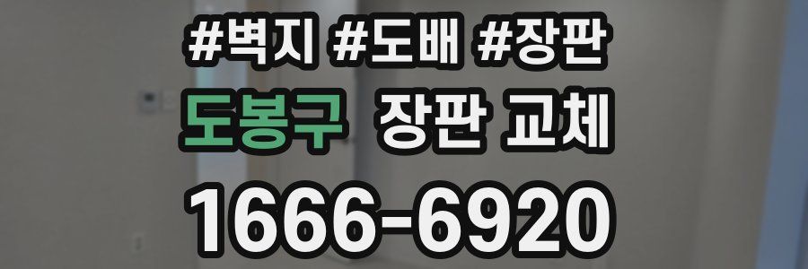 도봉구 장판 교체