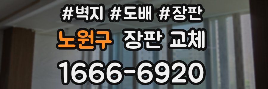 노원구 장판 교체