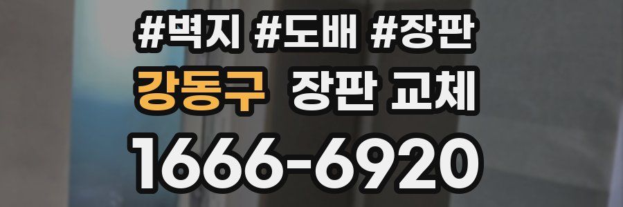 강동구 장판 교체