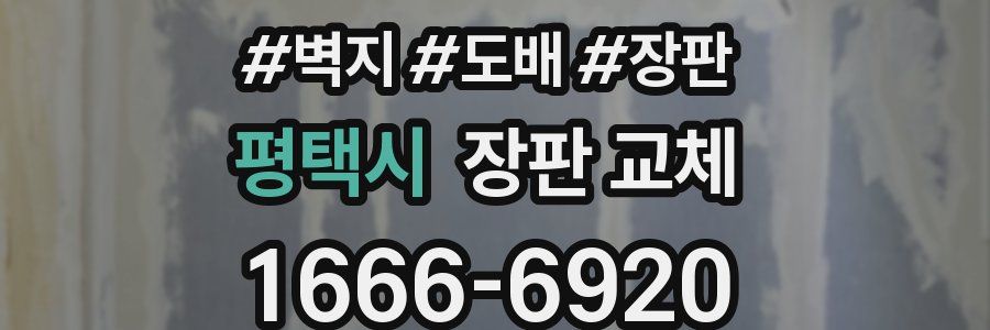 평택시 장판 교체