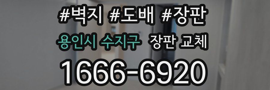 용인시 수지구 장판 교체