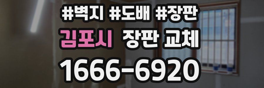 김포시 장판 교체