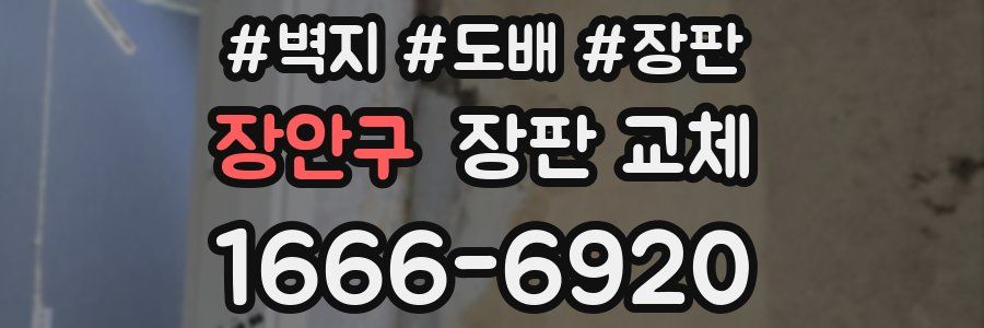 장안구 장판 교체