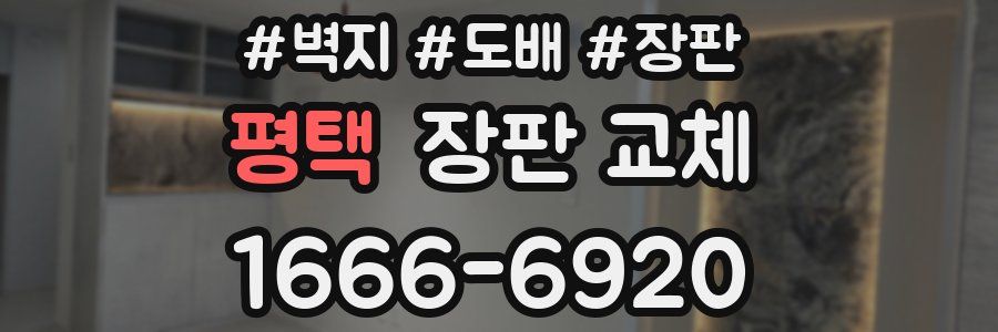평택 장판 교체