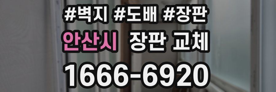 안산시 장판 교체