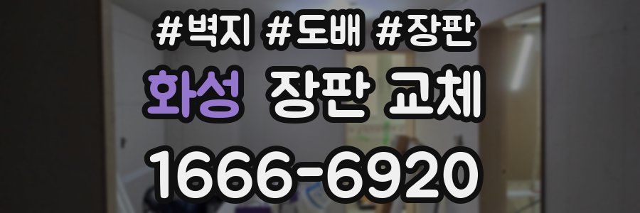 화성 장판 교체