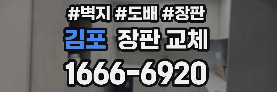 김포 장판 교체