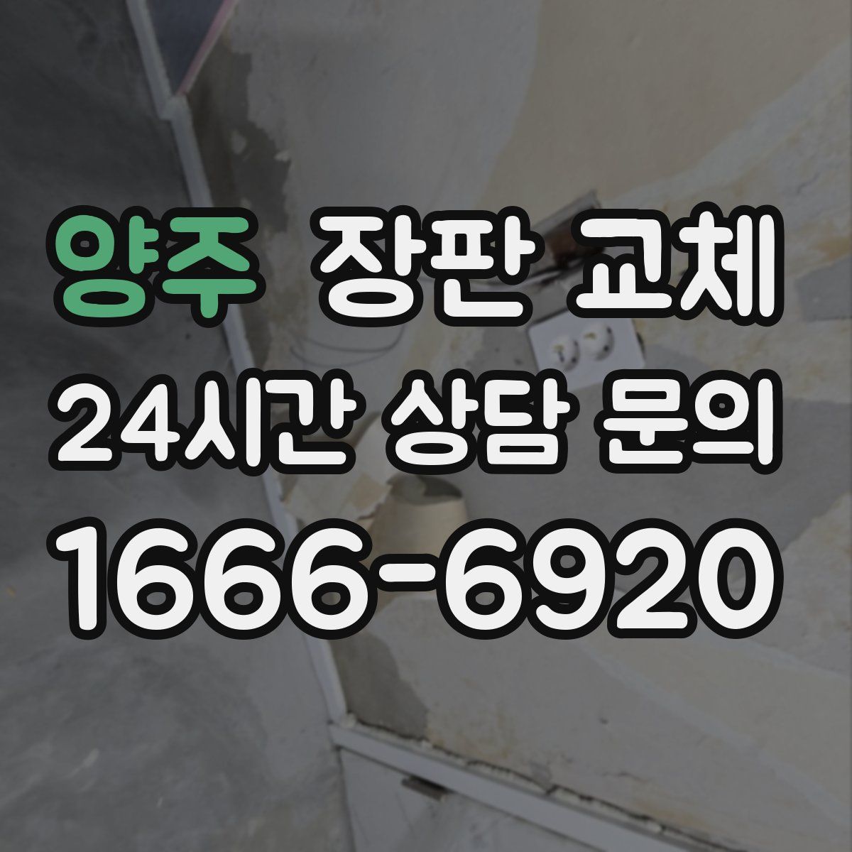 양주 장판 교체