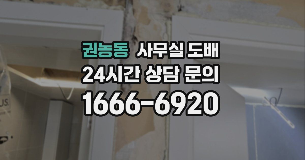 권농동 사무실 도배