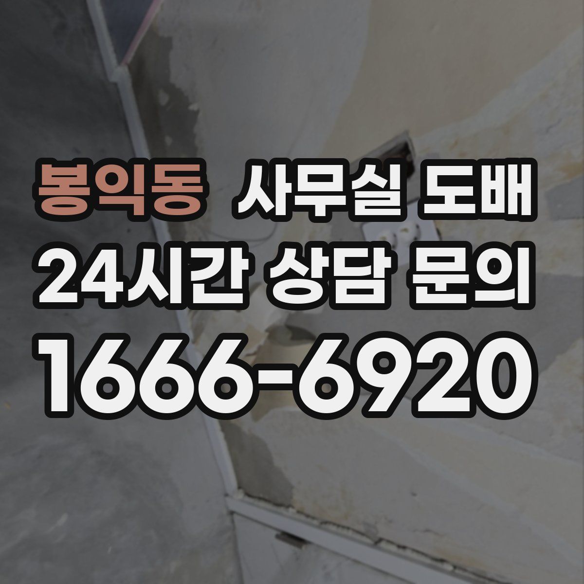 봉익동 사무실 도배