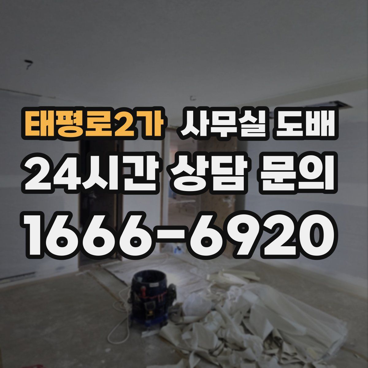 태평로2가 사무실 도배