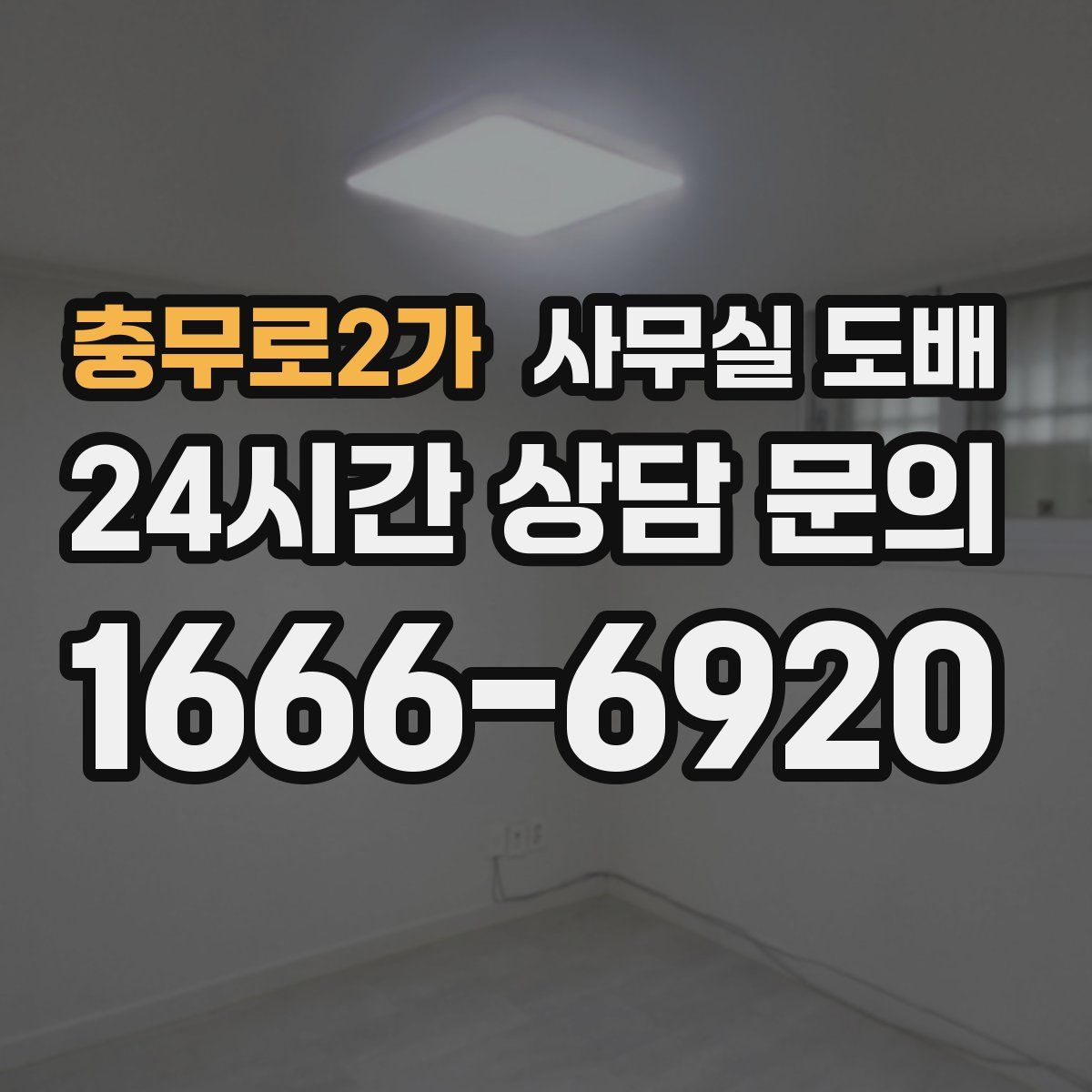 충무로2가 사무실 도배