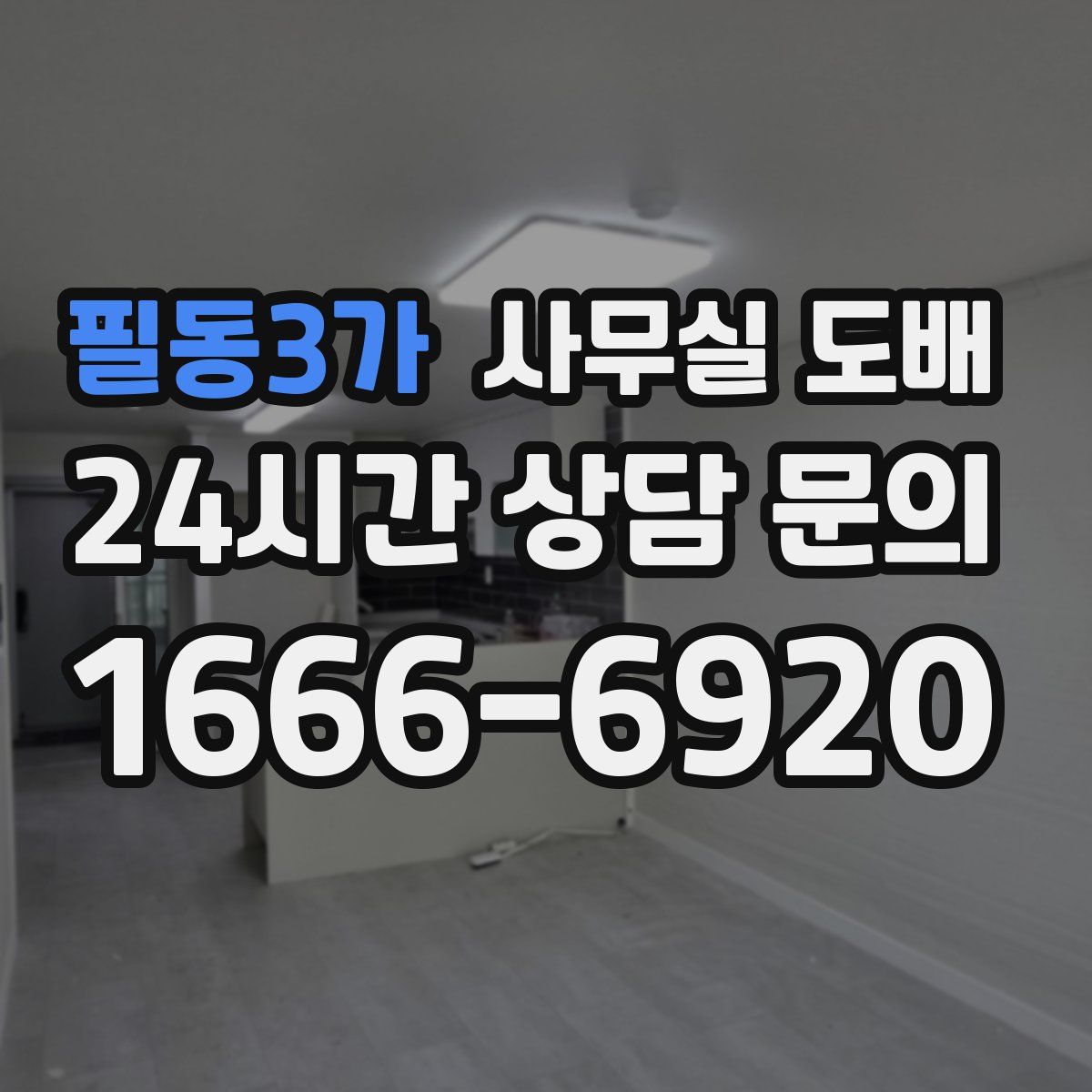 필동3가 사무실 도배