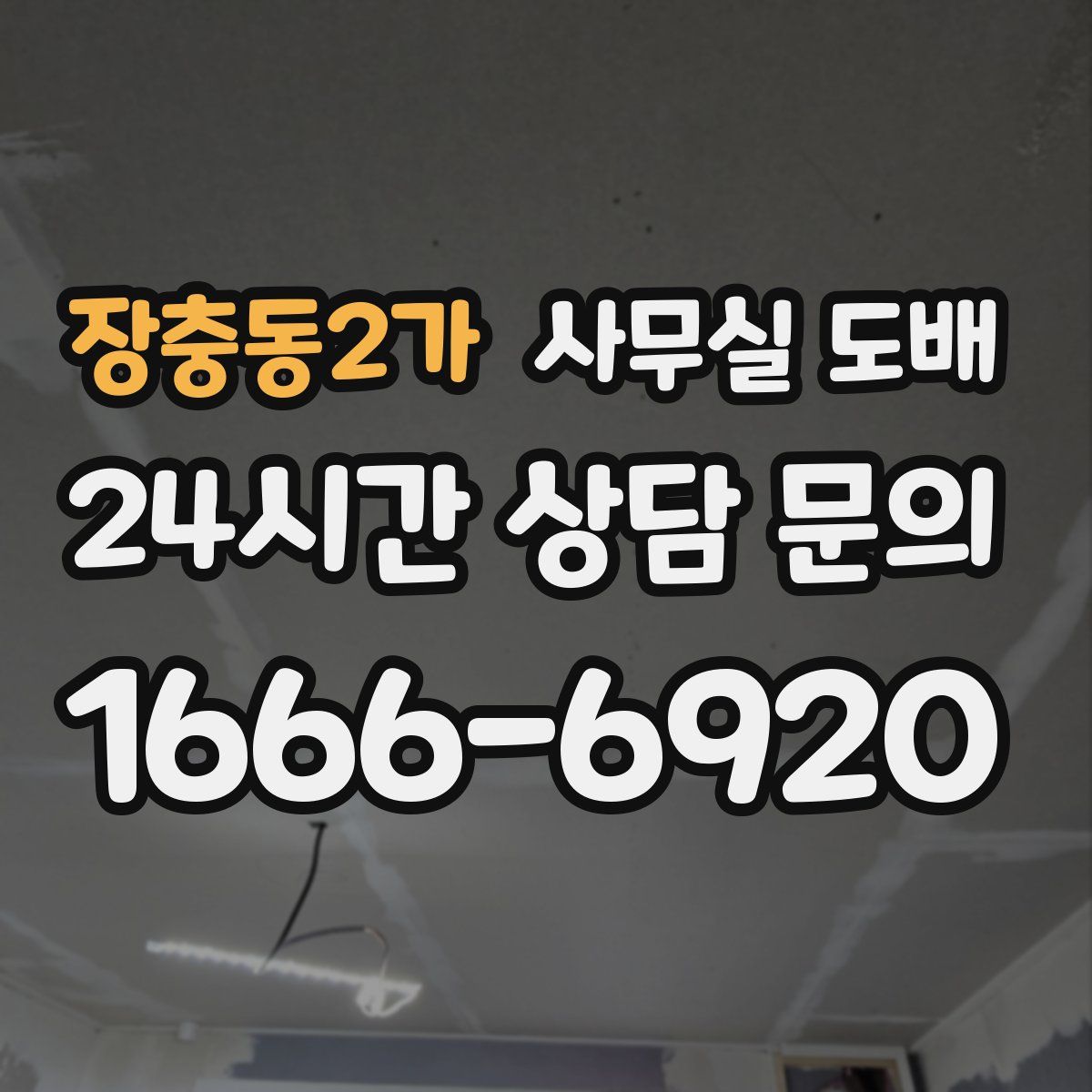 장충동2가 사무실 도배