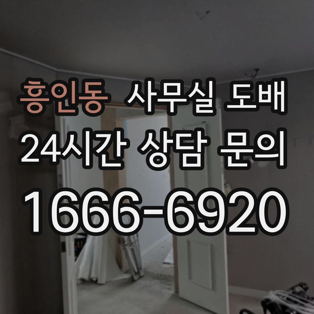 흥인동 사무실 도배