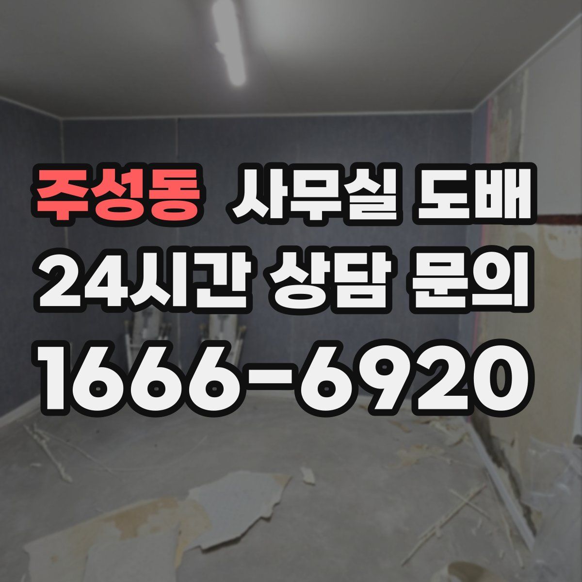 주성동 사무실 도배