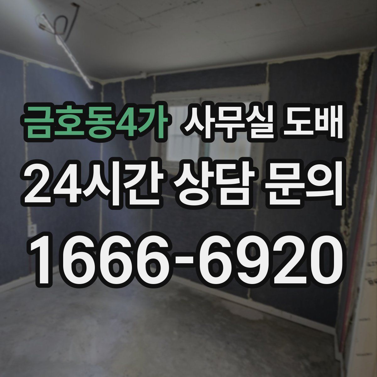 금호동4가 사무실 도배