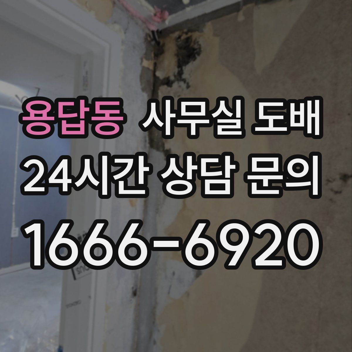 용답동 사무실 도배
