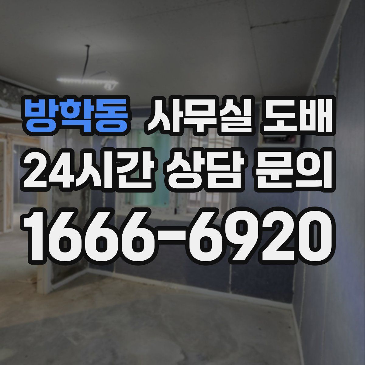 방학동 사무실 도배