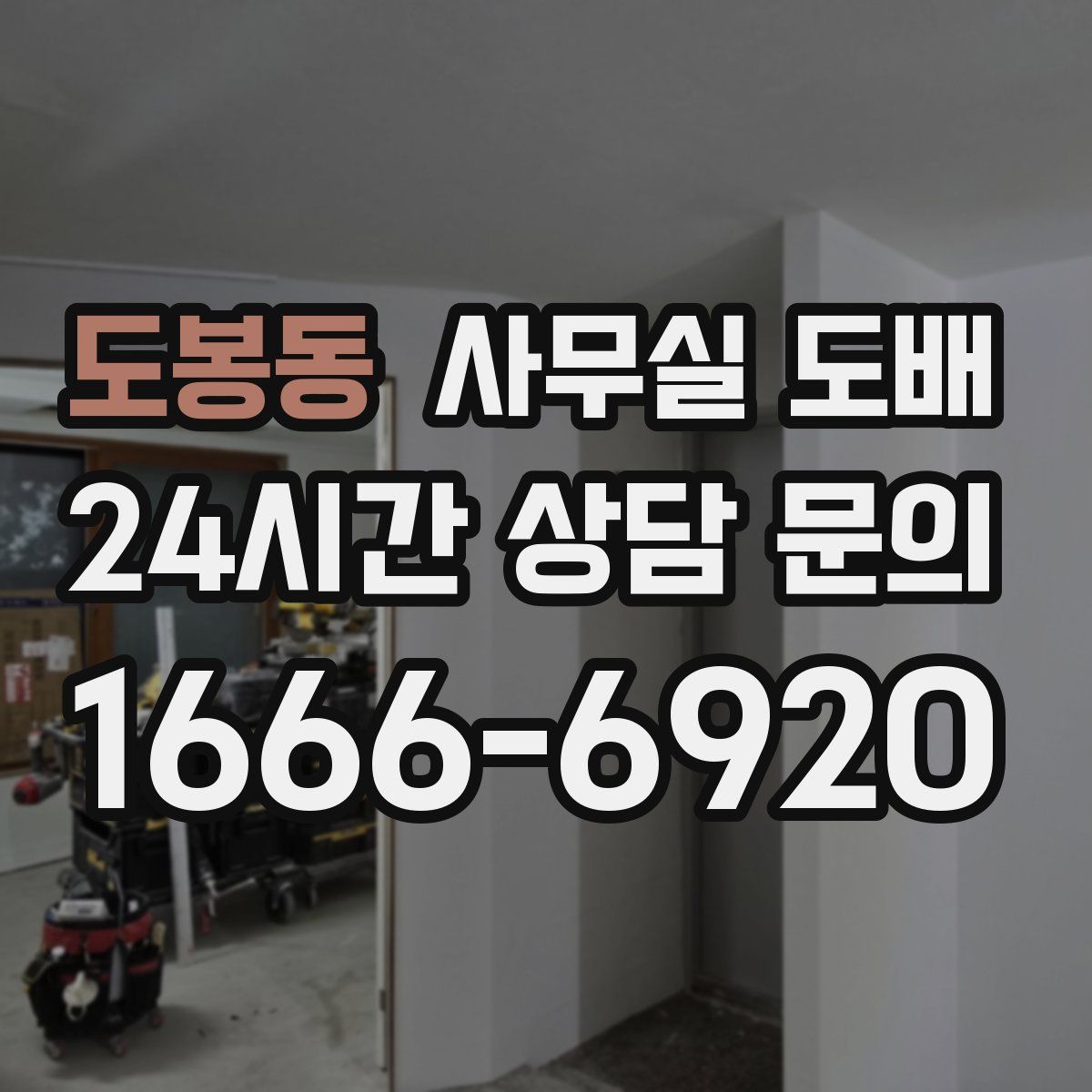도봉동 사무실 도배