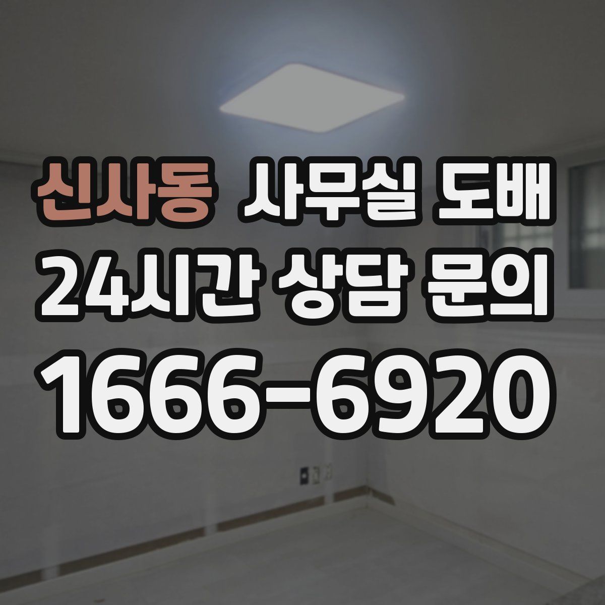 신사동 사무실 도배