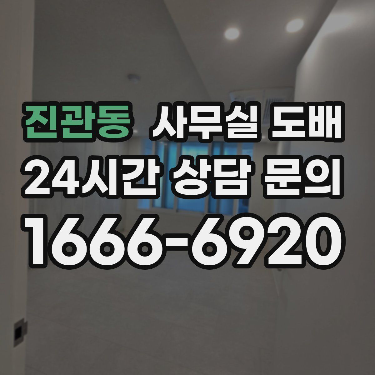 진관동 사무실 도배