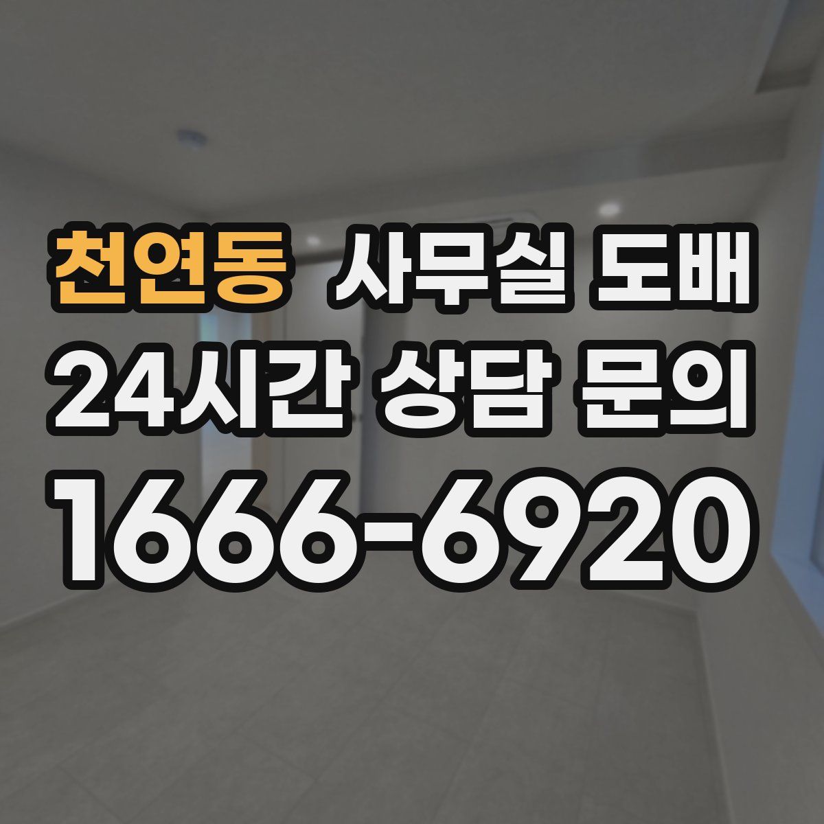 천연동 사무실 도배