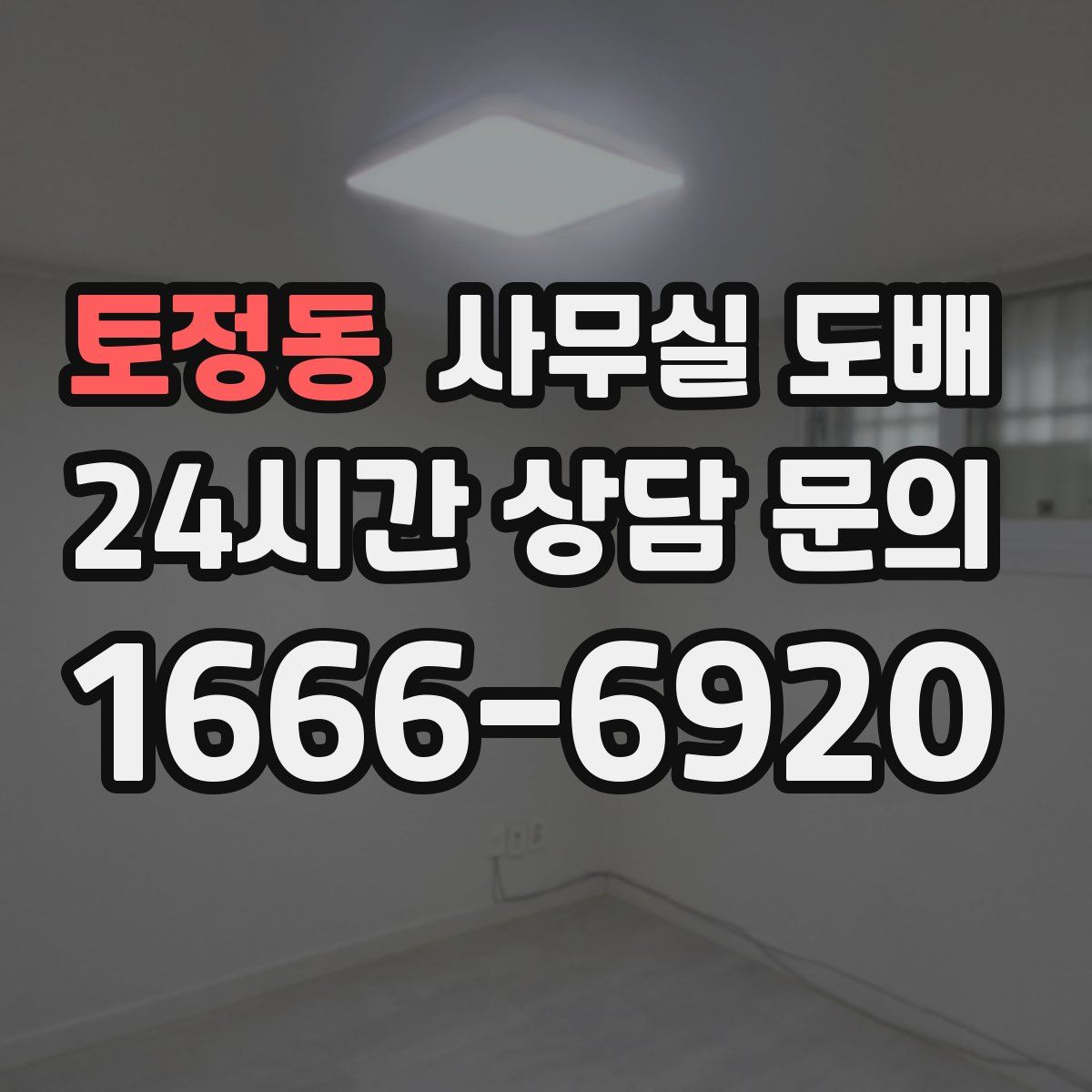 토정동 사무실 도배