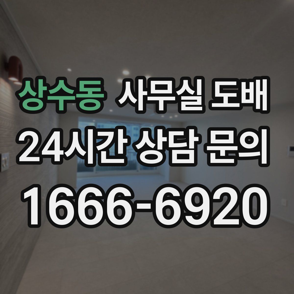 상수동 사무실 도배