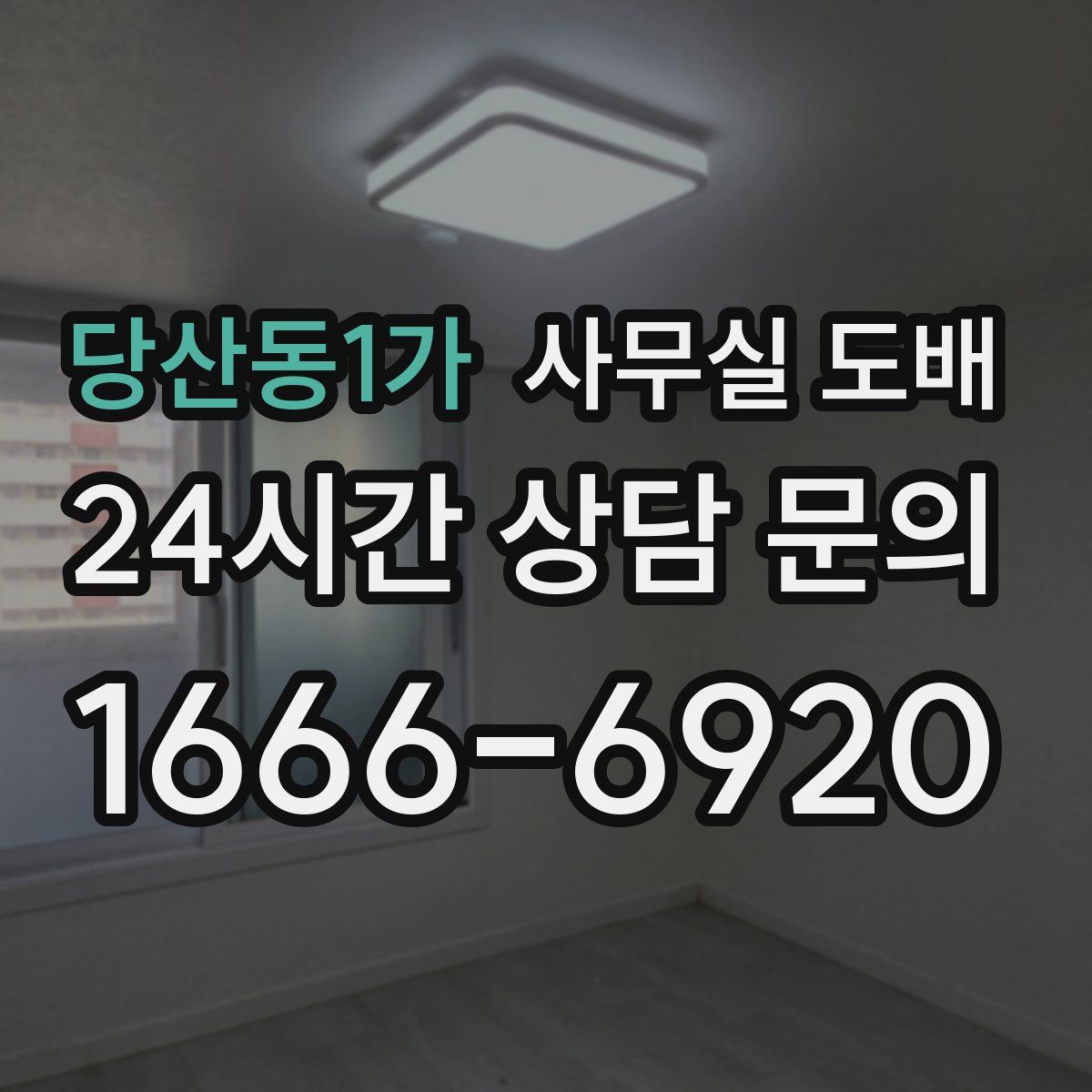 당산동1가 사무실 도배