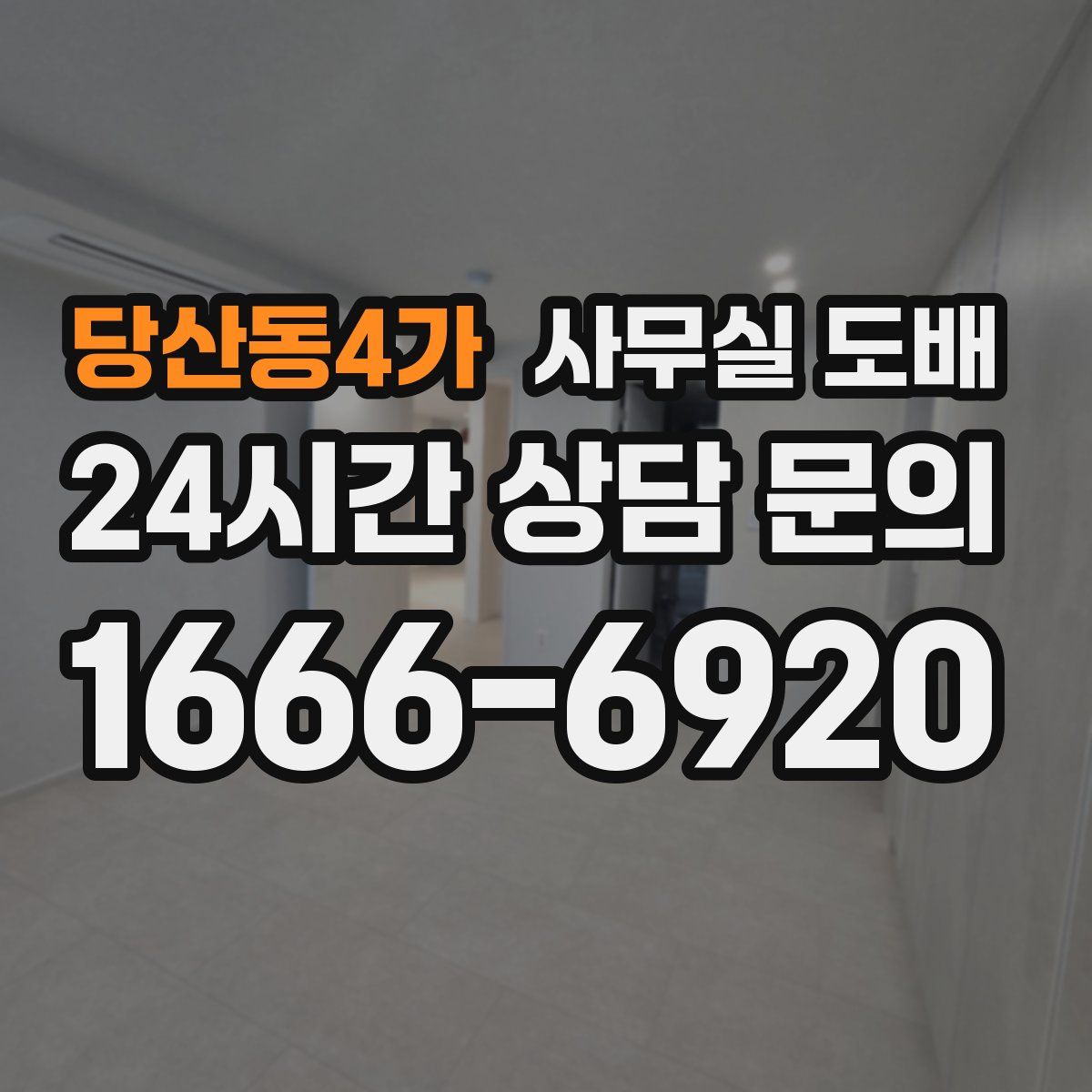 당산동4가 사무실 도배