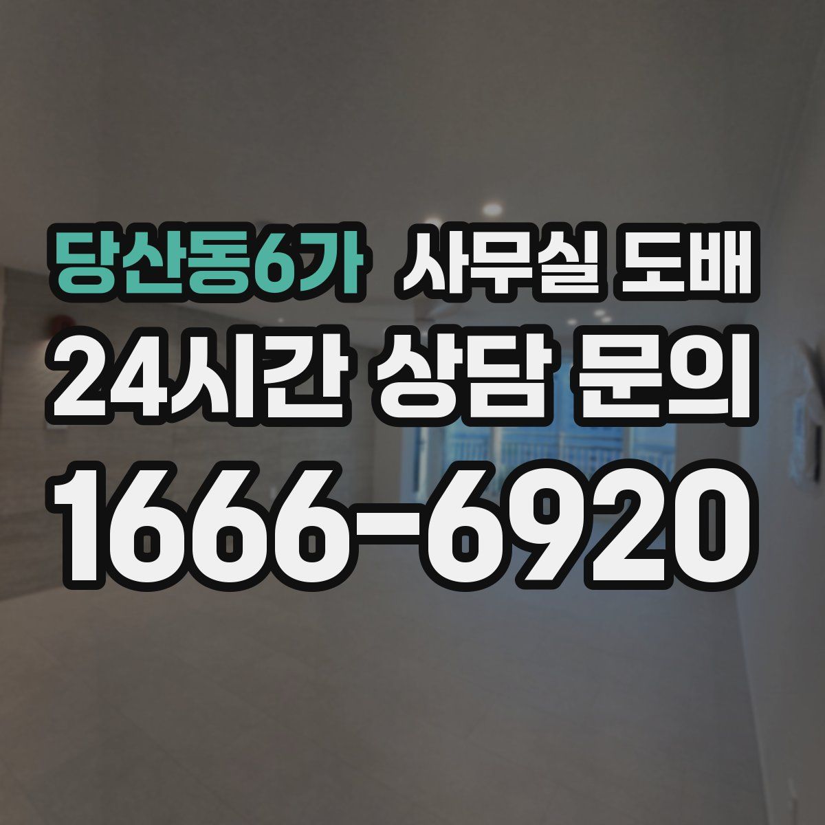 당산동6가 사무실 도배