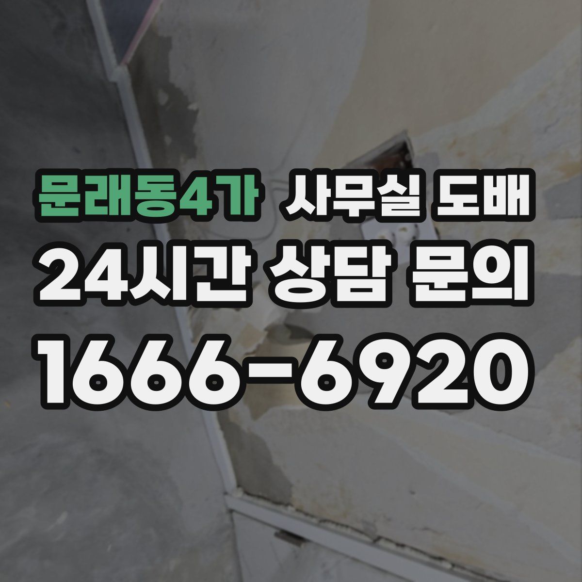 문래동4가 사무실 도배