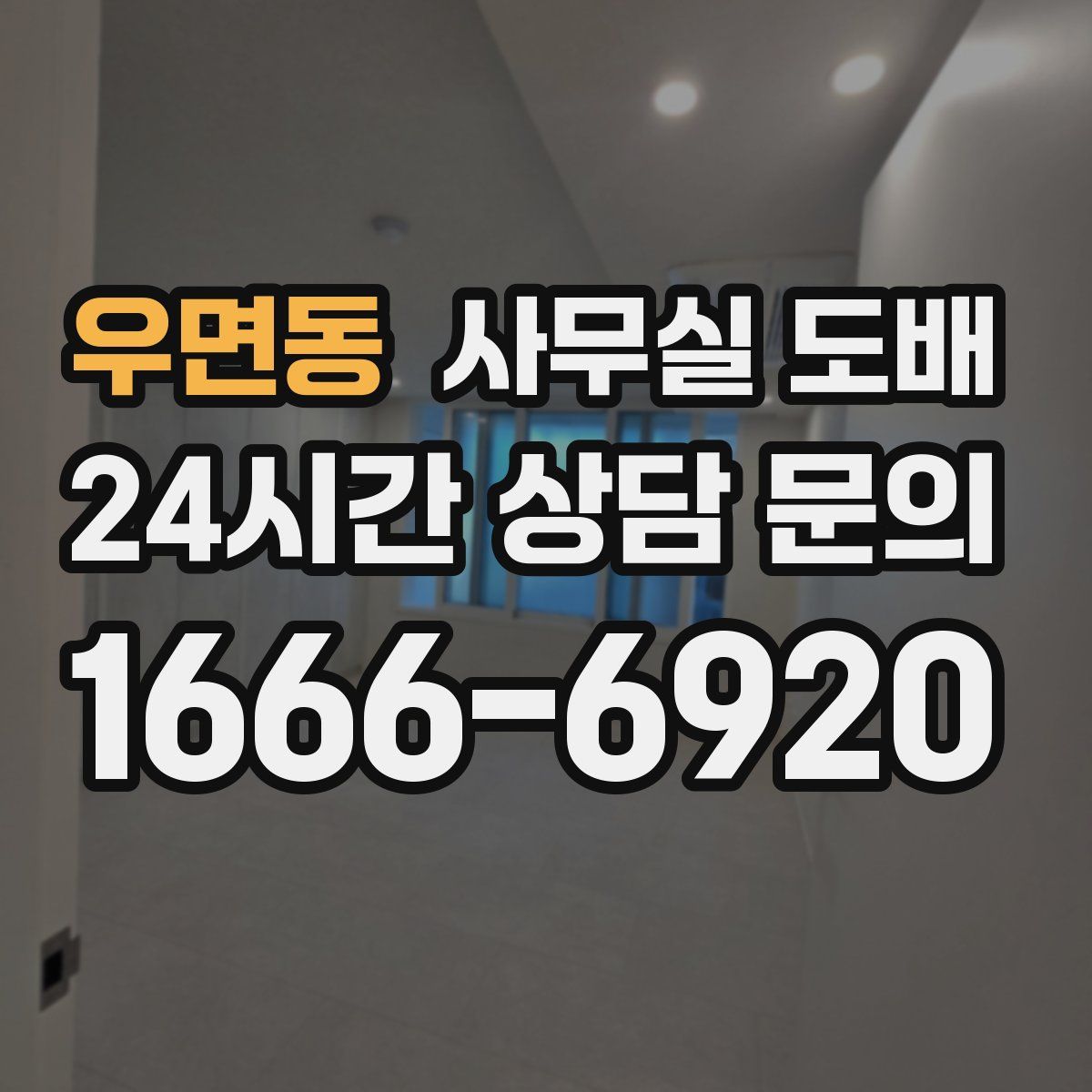 우면동 사무실 도배