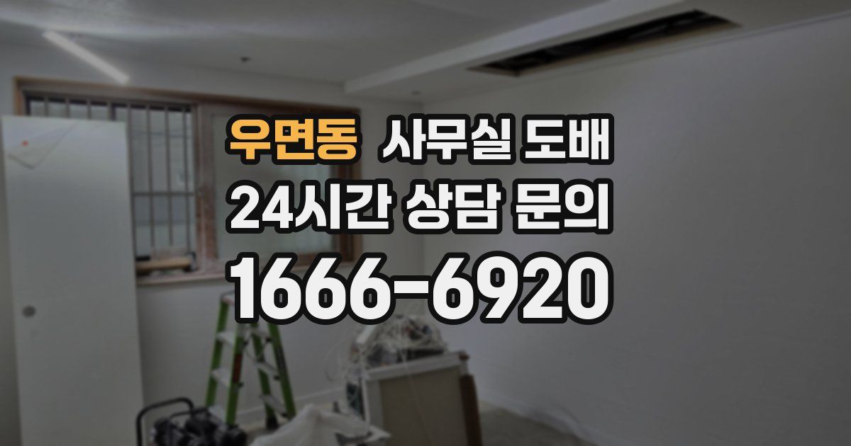 우면동 사무실 도배