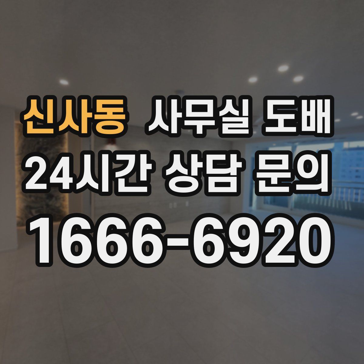 신사동 사무실 도배