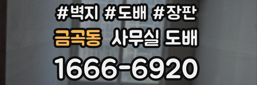 금곡동 사무실 도배