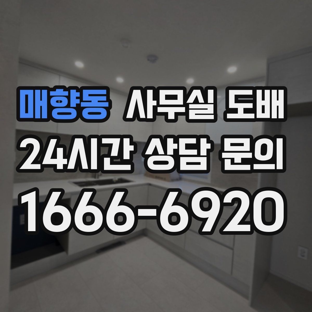 매향동 사무실 도배