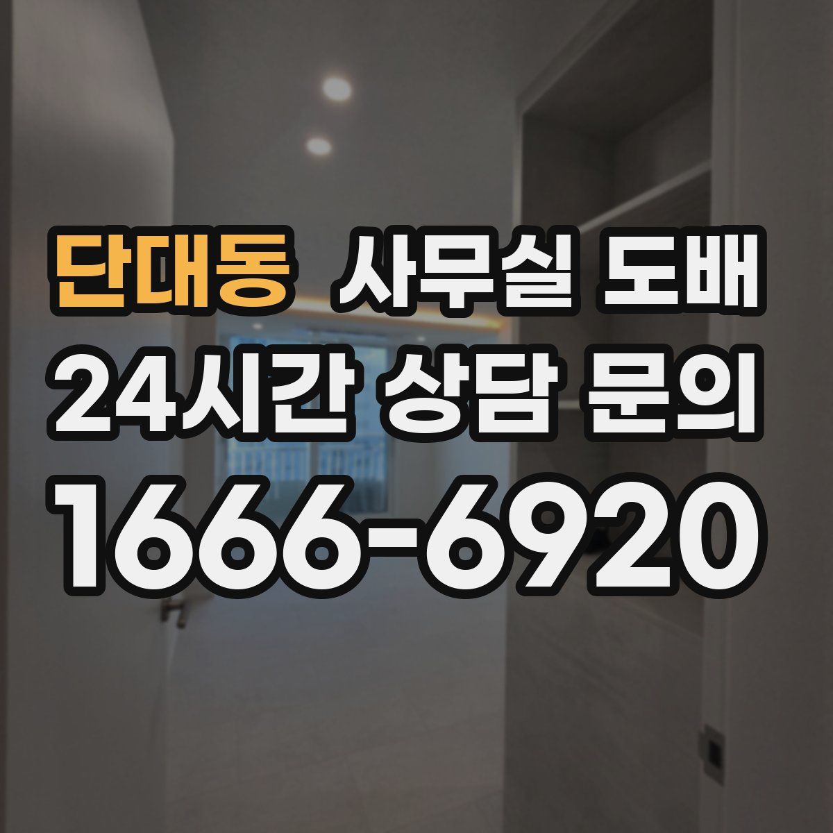 단대동 사무실 도배