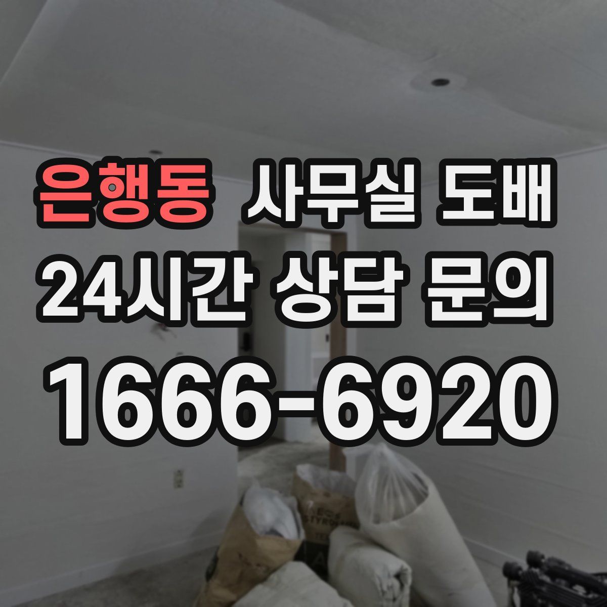 은행동 사무실 도배