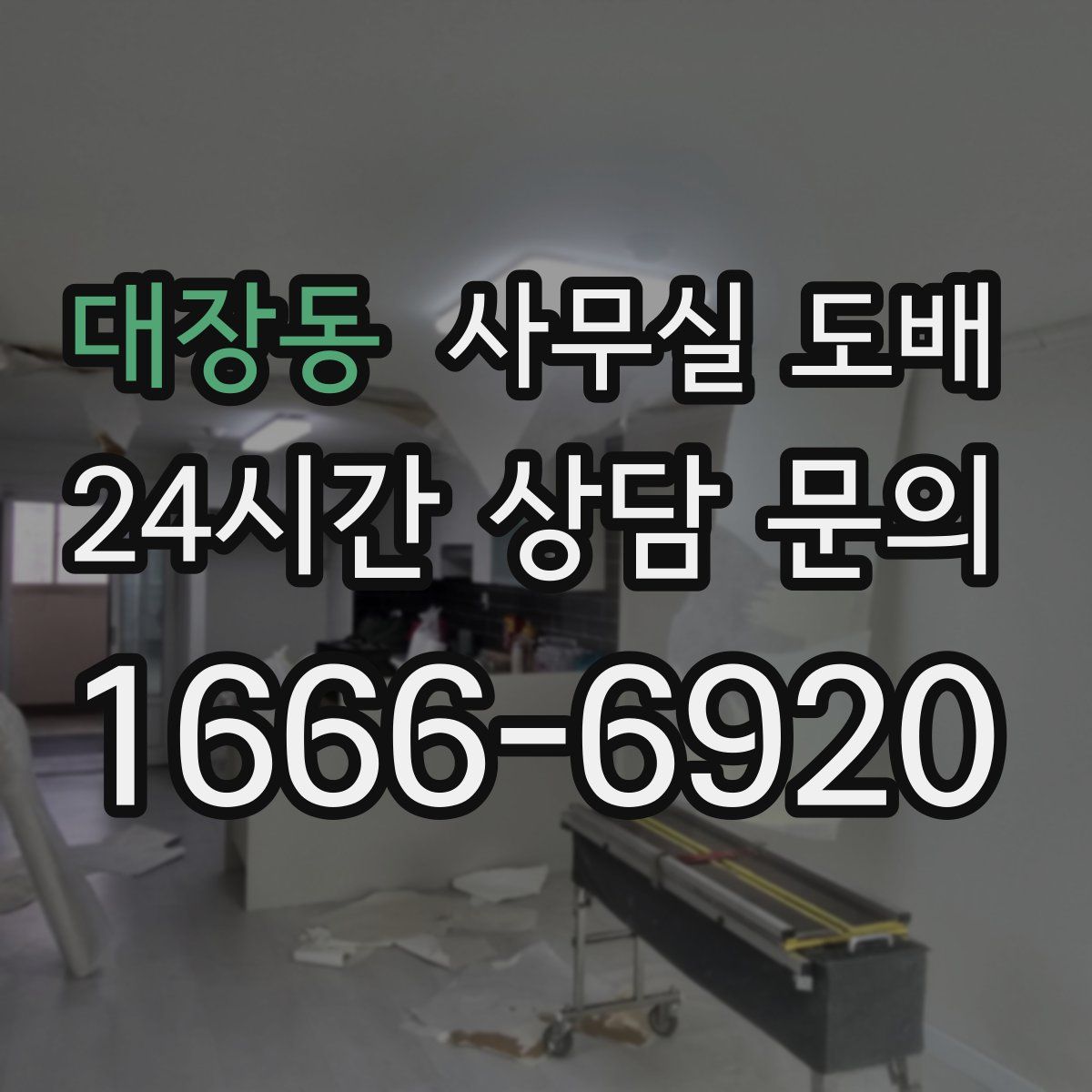 대장동 사무실 도배