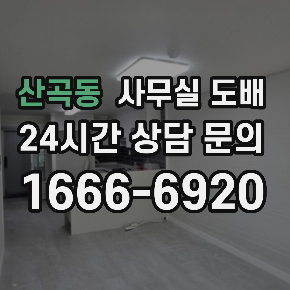 산곡동 사무실 도배