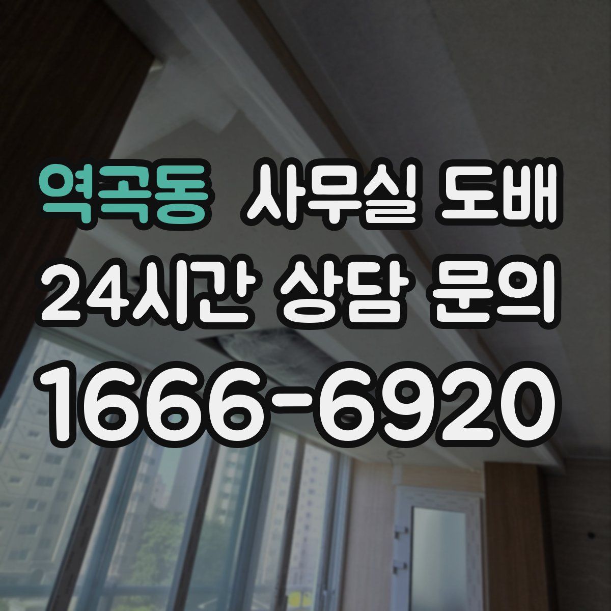 역곡동 사무실 도배