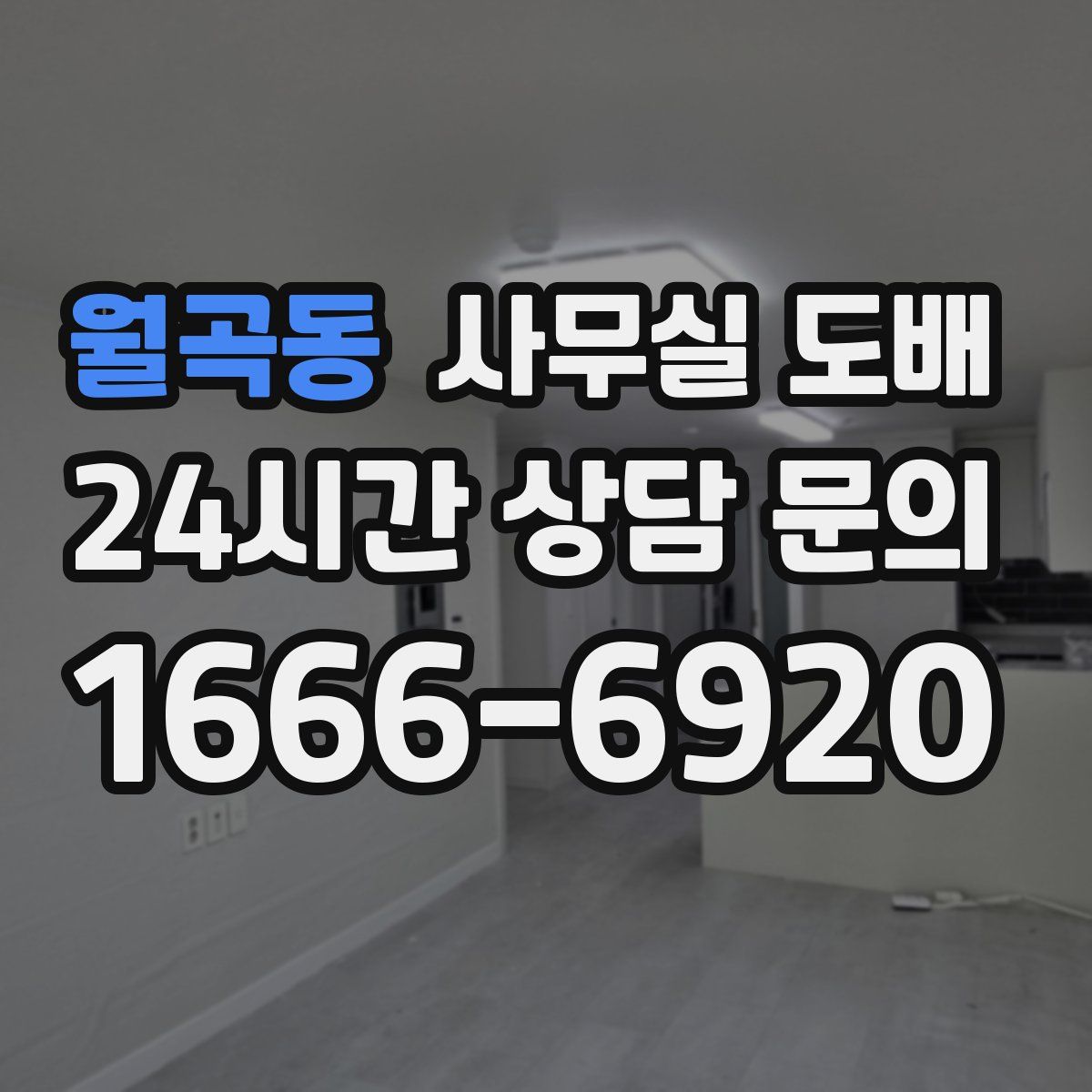 월곡동 사무실 도배