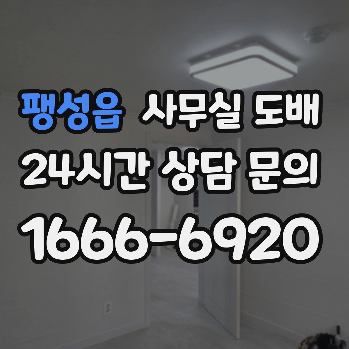 팽성읍 사무실 도배