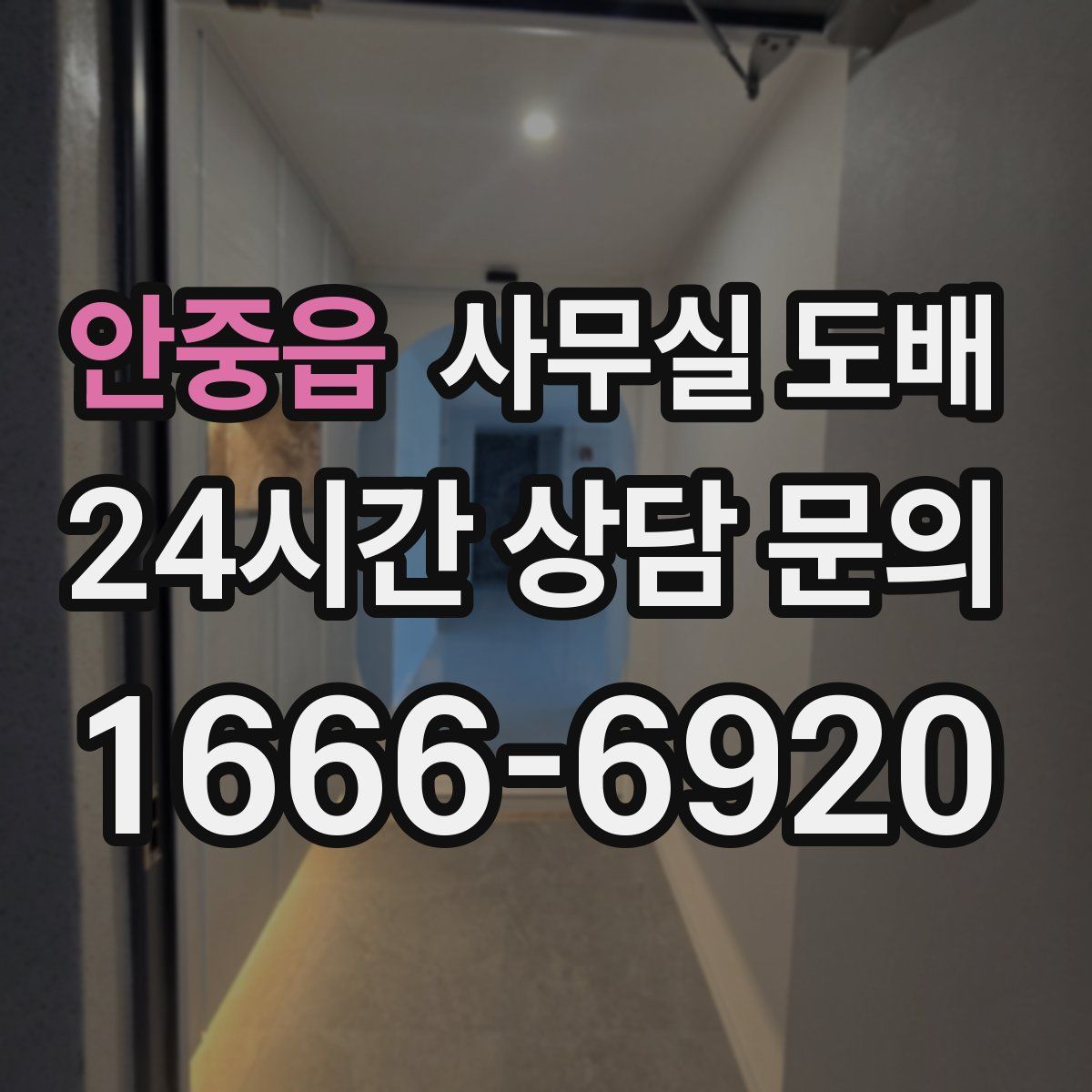 안중읍 사무실 도배