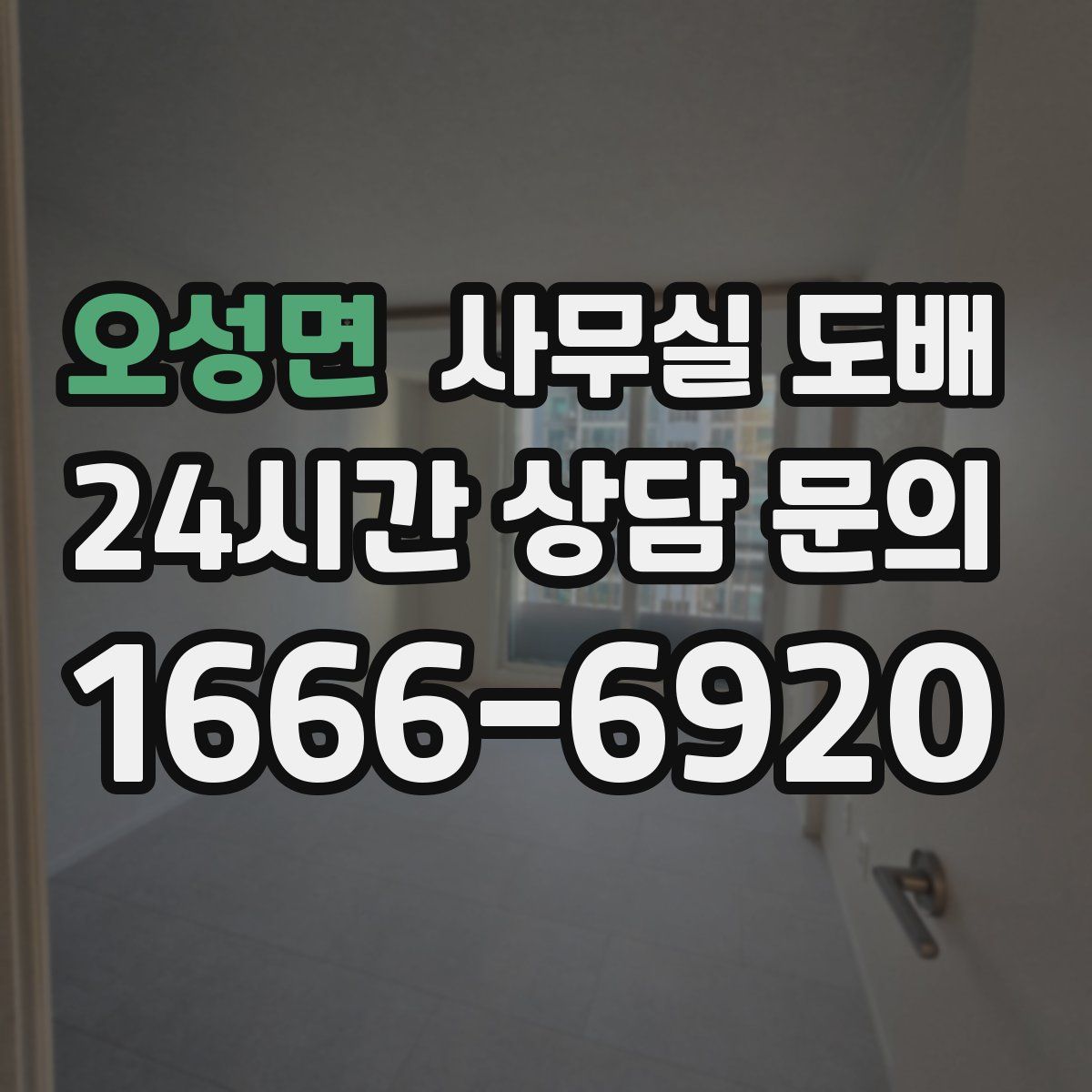 오성면 사무실 도배