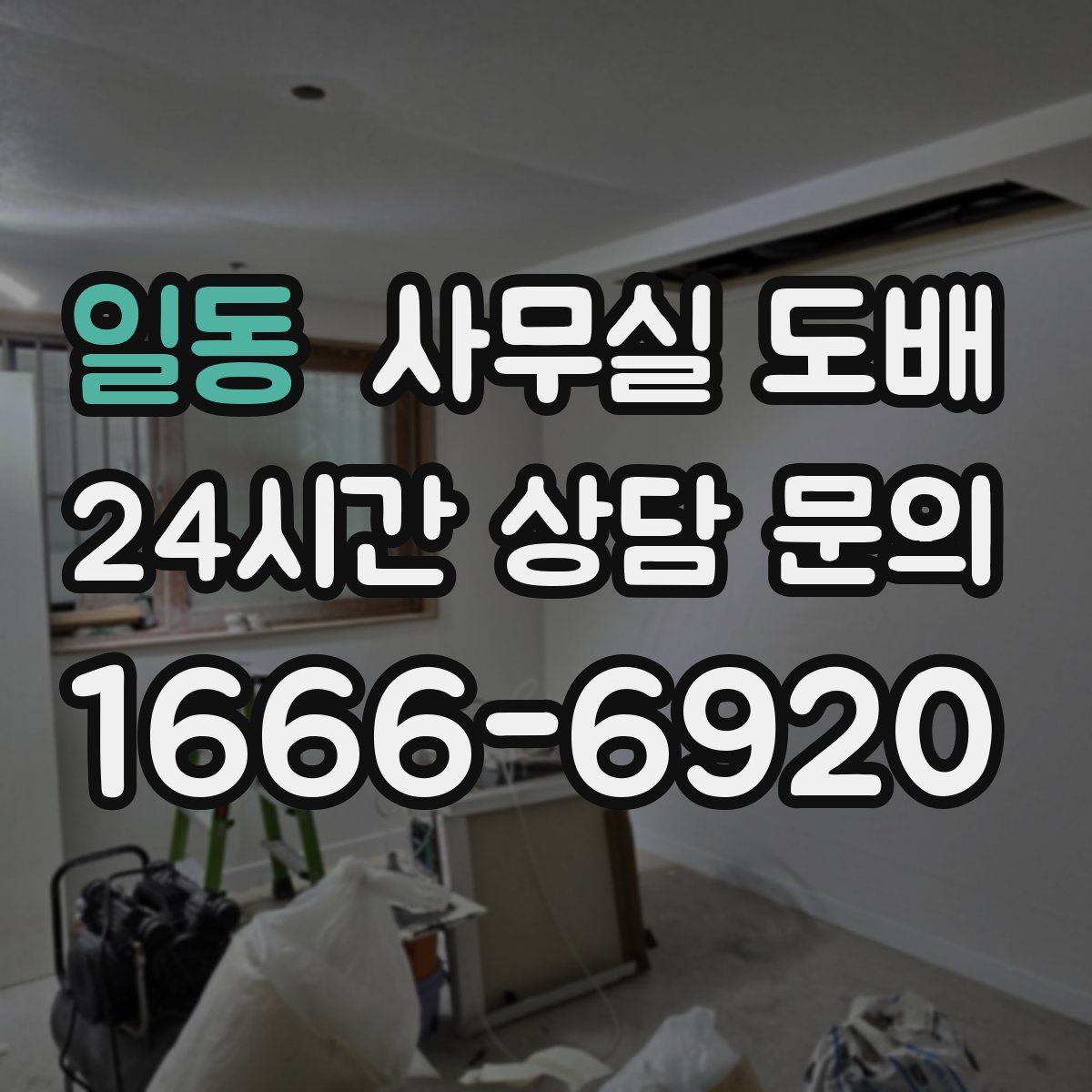 일동 사무실 도배