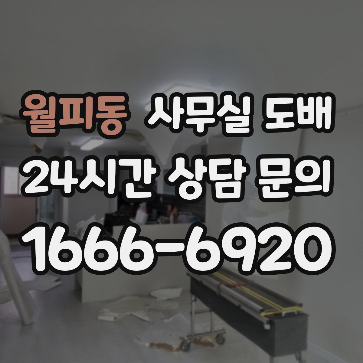월피동 사무실 도배