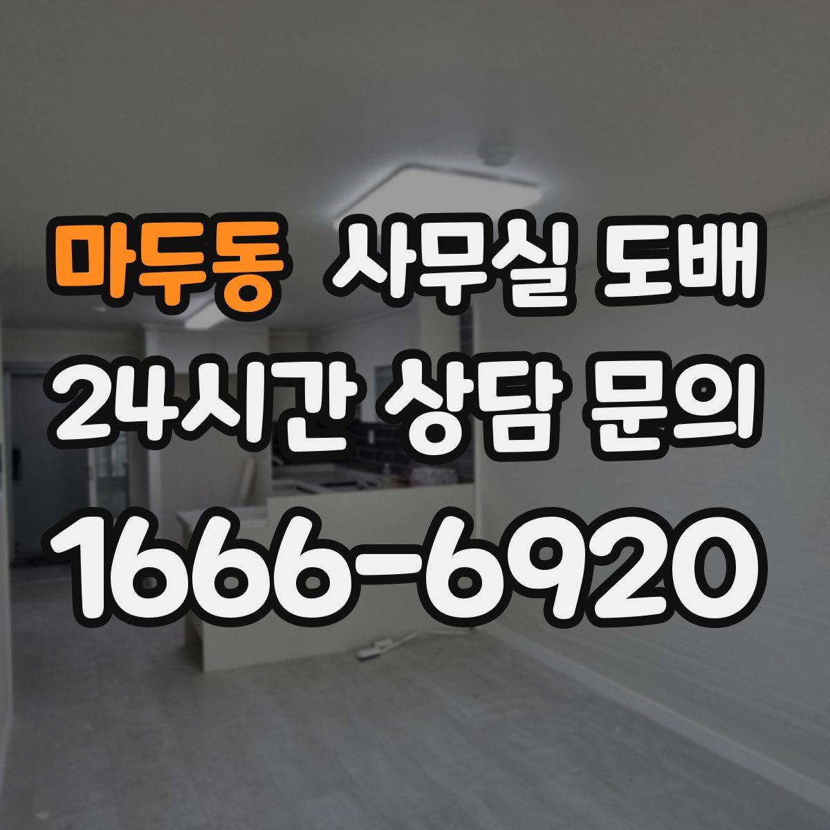 마두동 사무실 도배